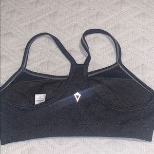 dark grey ivivva bra size 10